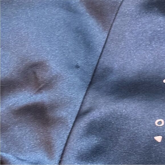 Colorful Planet | Navy Blue Girls Satin Butterfly Reversible Lined Bomber 6/6X - Picture 10 of 15